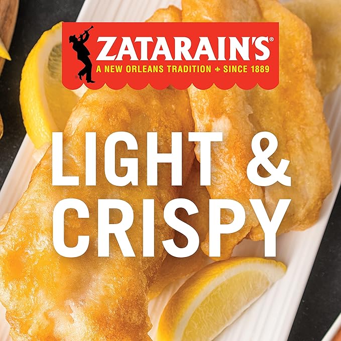 Zatarain's Fish Fri, 25 lb - One 25 Pound Box of Fish Fry Seasoning Mix, Best for Breading Seafood