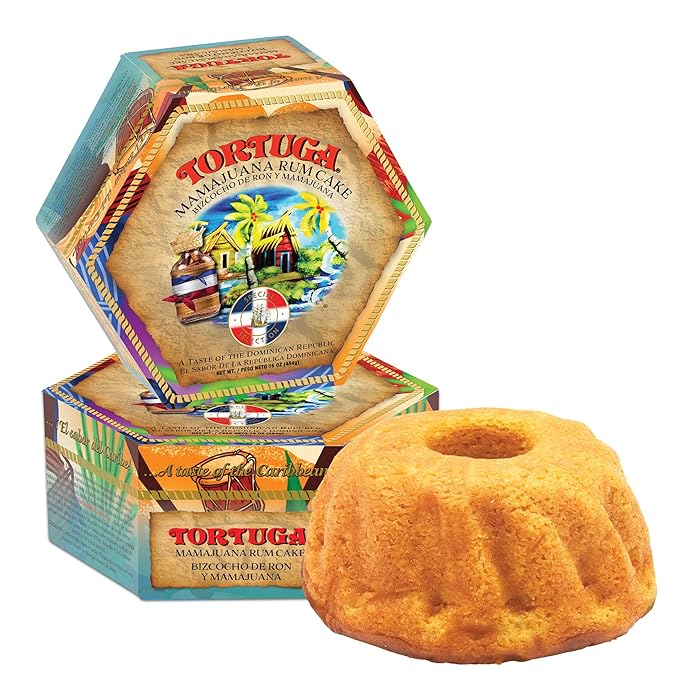 TORTUGA Caribbean Mamajuana Rum Cake - 16 oz Caribbean Rum Cake - 2 Pack - The Perfect Premium