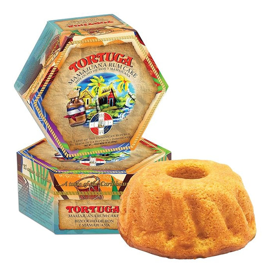 TORTUGA Caribbean Mamajuana Rum Cake - 16 oz Caribbean Rum Cake - 2 Pack - The Perfect Premium