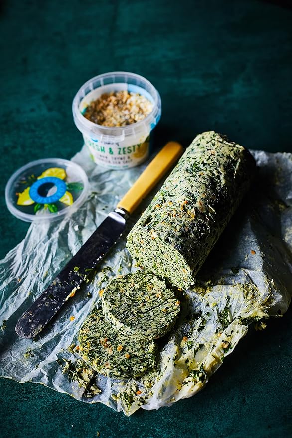 Cornish Sea Salt Fresh & Zesty Seasoning| Sea Salt Flakes w. Lemon & Thyme | Hand-Harvested in