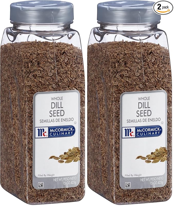 McCormick Culinary Whole Dill Seed, 15 oz - One 15 Ounce Container of Dill Seed Spice, Versatile