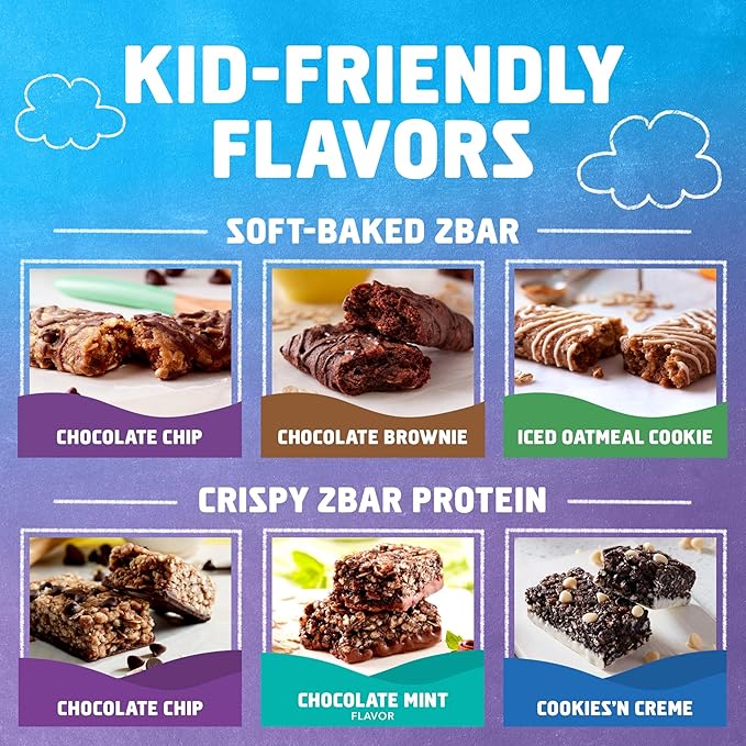 Zbar and Zbar Protein - Variety Pack - Made with Organic Oats - Non-GMO - Soft-Baked Energy Snack