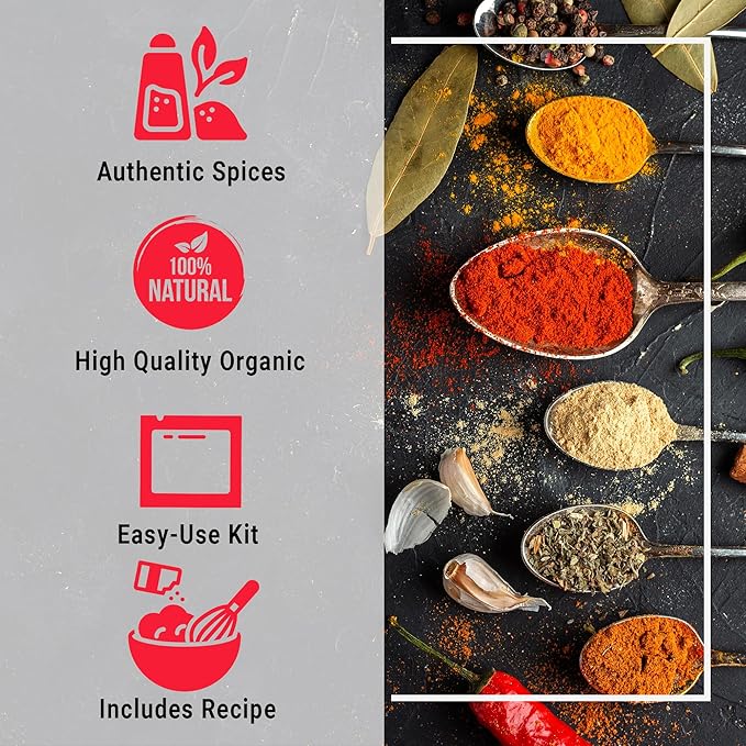 TIKKA MASALA, BUTTER CHICKEN, TANDOORI CHICKEN, BEEF VINDALOO INDIAN FOOD SPICES Beginner Seasoning