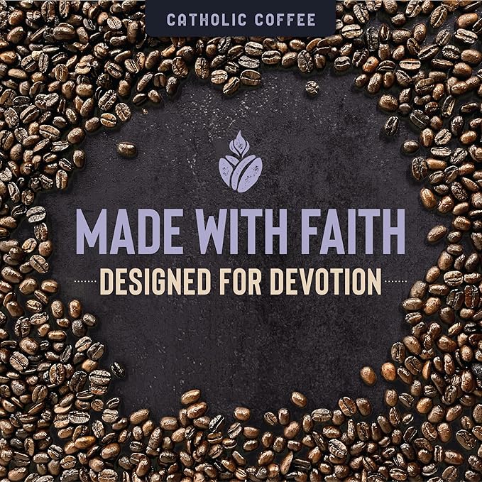 Catholic Coffee St. Benedict | Chocolate Hazelnut Flavored Medium Roast Ground Coffee | 12oz Bag