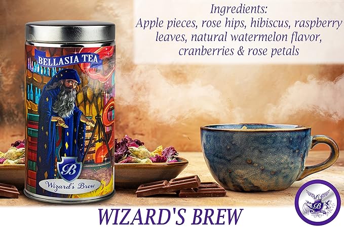 Navy Gift Set by Bellasia Tea (Navy)