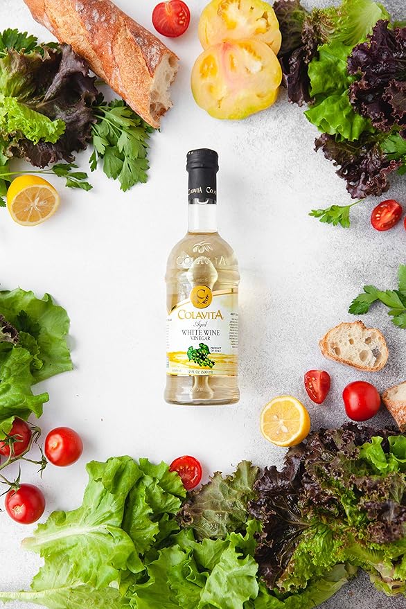 Colavita Aged White Wine Vinegar, Special, 17 Fl Oz (Pack of 2)