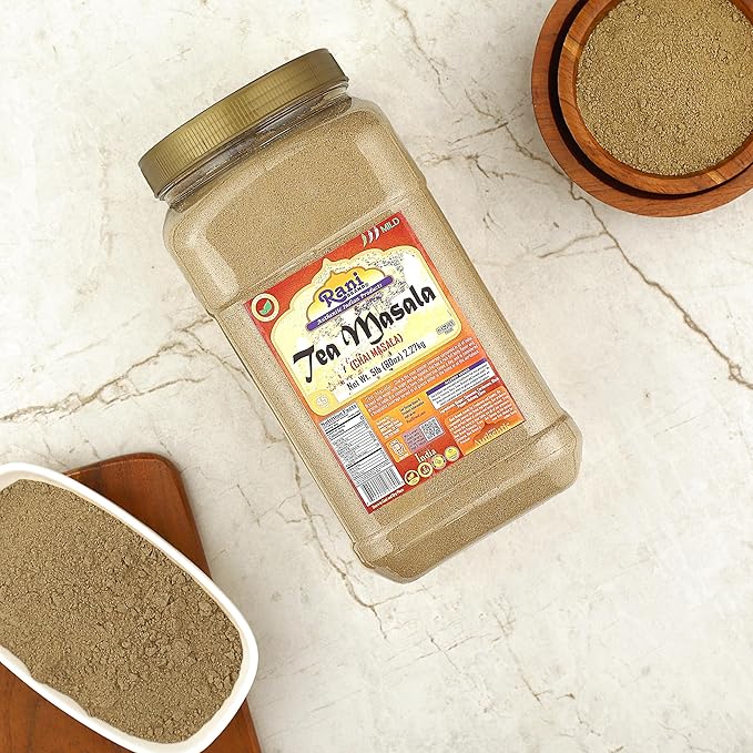 Rani Tea (Chai) Masala Indian Spice Blend 80oz (5lbs) 2.27kg Bulk PET Jar ~ All Natural | Vegan |