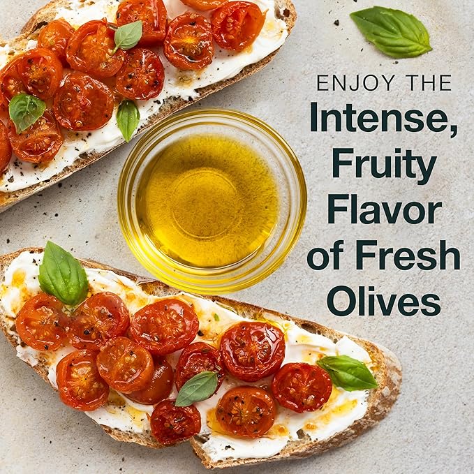 Flavorful Italian Extra Virgin Olive Oil Cold Pressed - Robust Olive Oil for Cooking and Frying