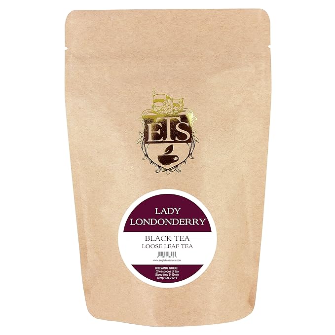 English Tea Store - Lady Londonderry Loose Leaf Black Tea | Floral Strawberry Lemon Blend |