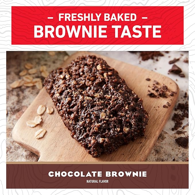 CLIF BAR - Chocolate Brownie Flavor - Made with Organic Oats - Energy Bars - Non-GMO - Plant Based