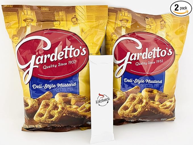 Deli Style Mustard Pretzel Mix Compatible With Gardettos 2-5.5oz