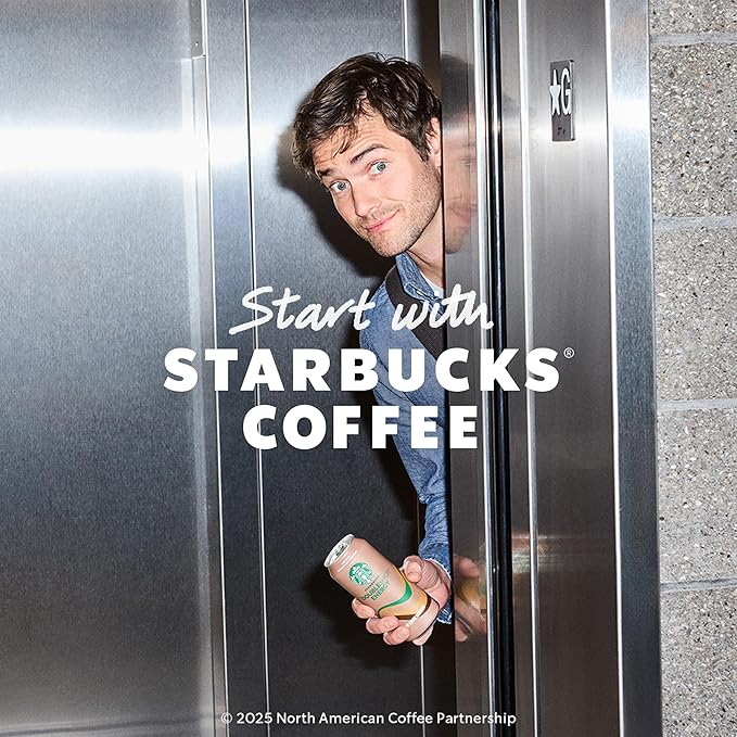 Starbucks RTD Energy Drink, Doubleshot Energy Drink, Coffee, Guarana, Vitamin B, Ginseng, 15 Oz