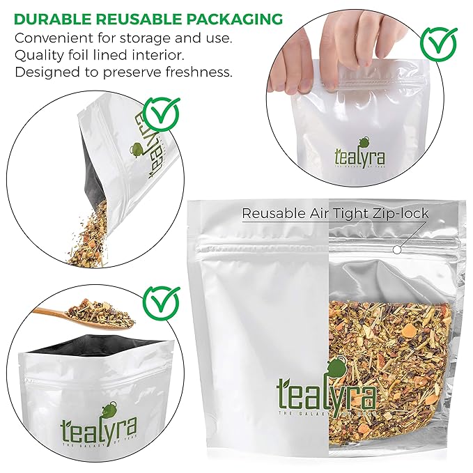 Tealyra - Wonder Ayurvedic Chai - Sweet Spicy - Detox Tea - Yerba Mate - Green Rooibos - Formosa