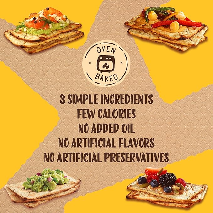 Sanissimo Salmas Salted, 40 packs of 3 Crackers, Oven Baked Corn Crackers, Gluten Free, Non GMO
