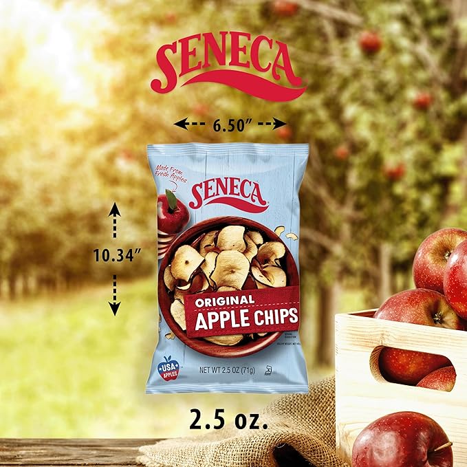 Seneca Original Apple Chips | Made from Fresh 100% Red Delicious Apples | Yakima Valley Orchards |