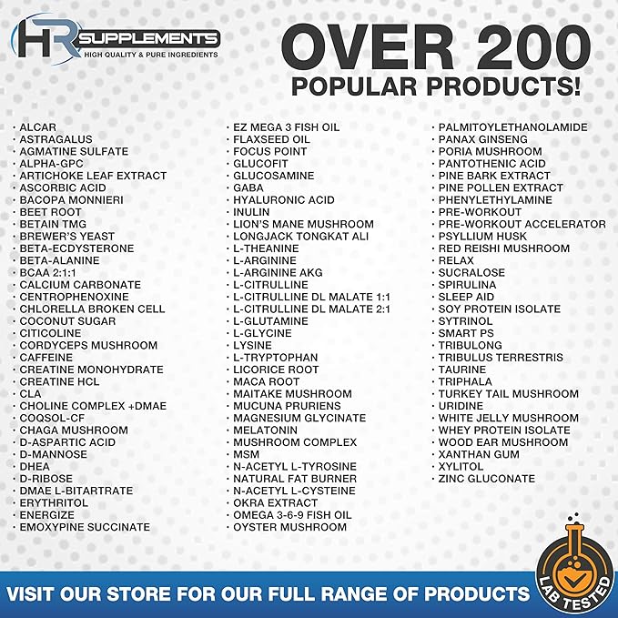 HR Supplements Sucralose Powder | 250 Grams | Zero Calorie Sweetener & Keto Sugar Substitute | Hard