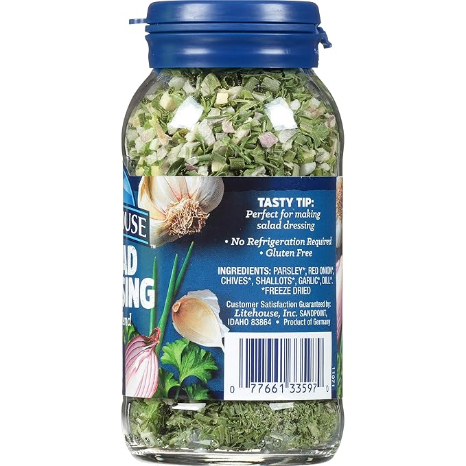 Litehouse Freeze-Dried Flavors Variety Herb Blend Pack, (Italian, Poultry, Salad Dressing Herb