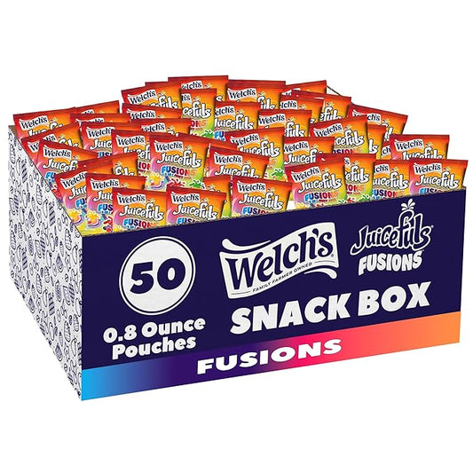 Welch's Fruit Snacks, Juicefuls Fusions, Assorted Fruit Flavor, Bulk Pack, Gluten Free, Natural
