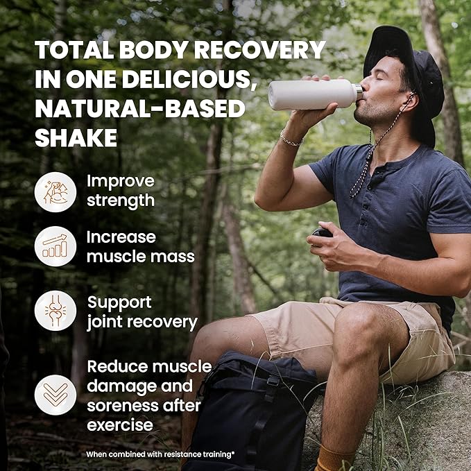 SaltWrap Protein Clinic ??Total Body Recovery Shake with Collagen Peptides, HMB, Tart Cherry