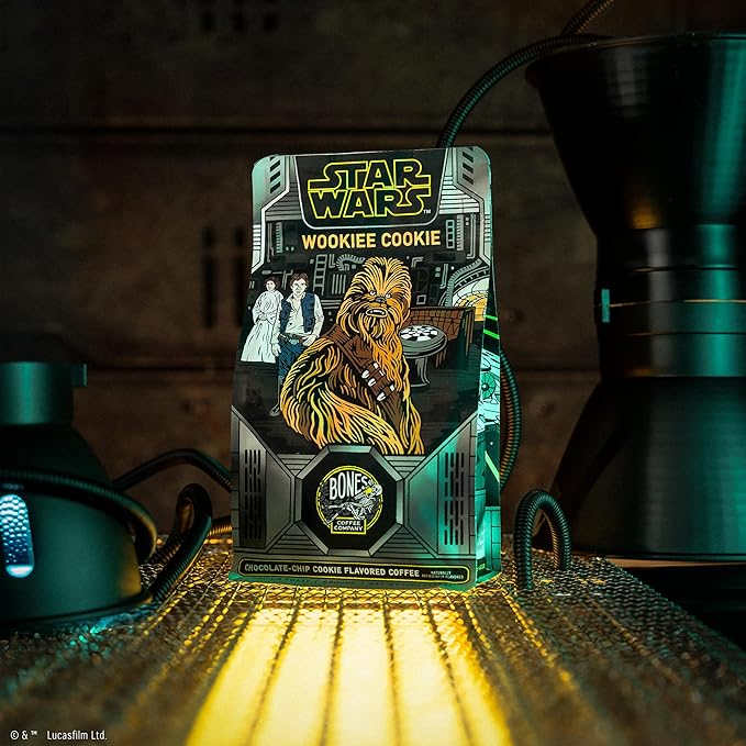 Bones Coffee Company Star Wars Wookiee Cookie Chip Cookie Flavor Flavored Coffee, Medium Roast Low