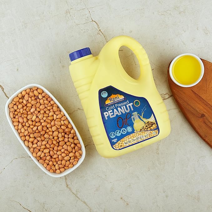 Rani Peanut Oil 67.6 Ounce (2 Liter) Cold Pressed | 100% Natural | NON-GMO | Kosher | Vegan |