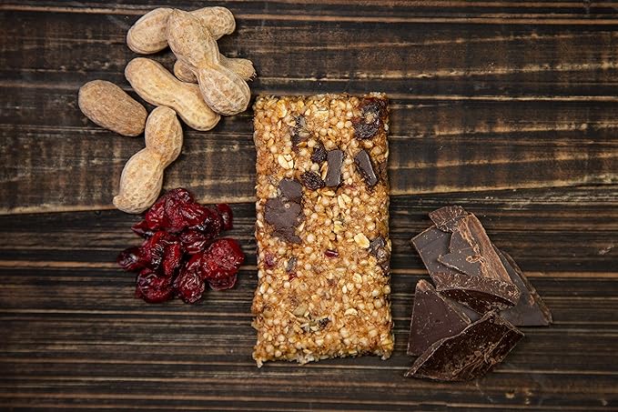 Tahoe Trail Bar, Plant-Based Natural Energy Bar (2.22 Ounce Protein Bar, 12 Count) High Protein