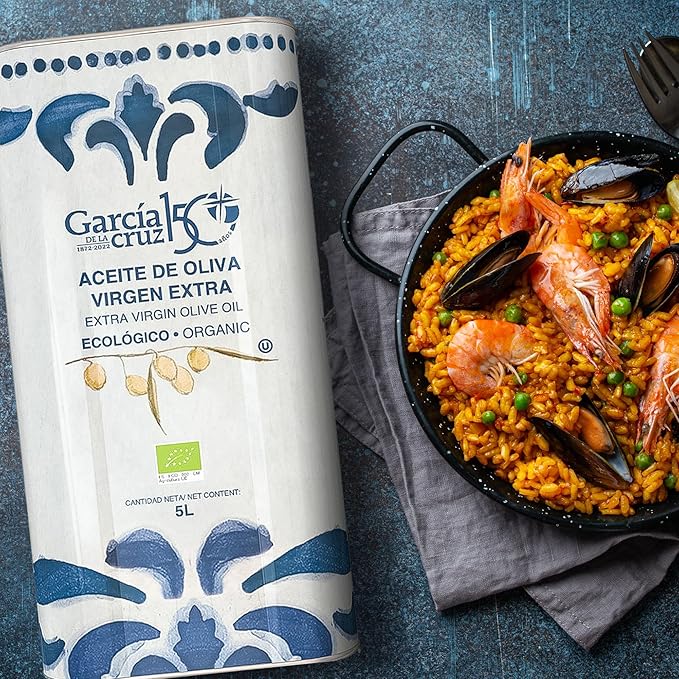 García de la Cruz - Organic Extra Virgin Olive Oil, Montes de Toledo, Recycled PET Packaging, Can