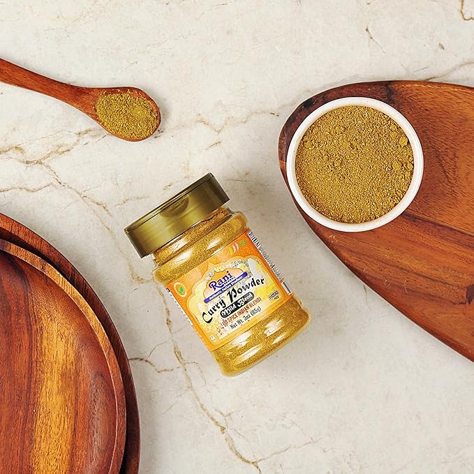 Rani Curry Powder Mild (10-Spice Authentic Indian Blend) 3oz (85g) PET Jar ~ All Natural |