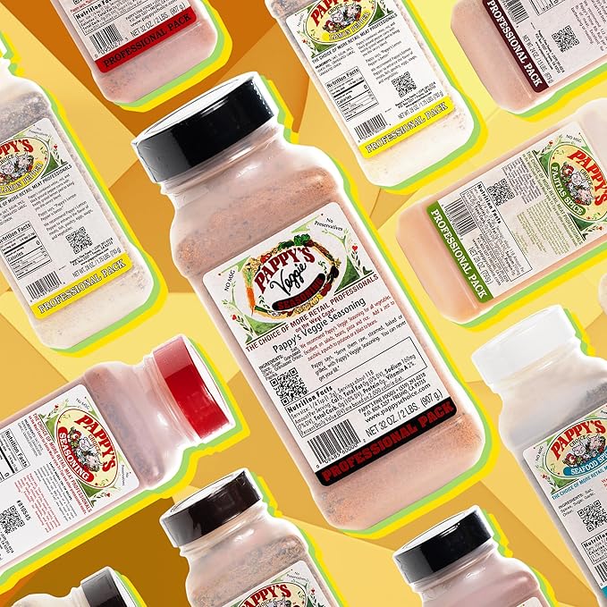 Pappy's Veggie Seasoning - Flavorful Spice Blend for Roasted Vegetables, Stir-Fries, Grilled