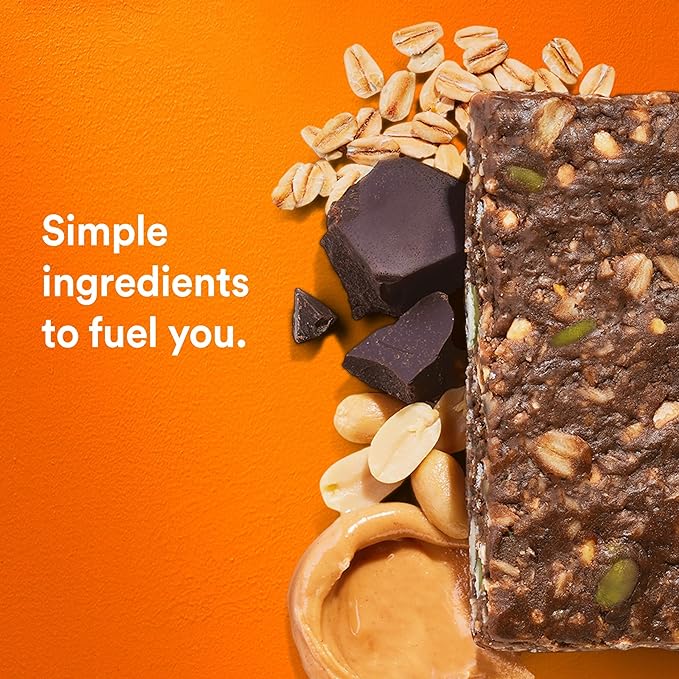 RXBAR Nut Butter and Oat Protein Bars, Protein Snacks, Snack Bars, Dark Chocolate Peanut Butter