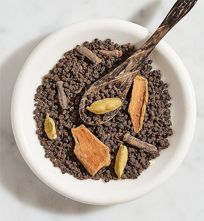 Loose Leaf Chai Tea (200+ Cups) - Fresh Harvest - Assam CTC Black Tea Blended with Cinnamon