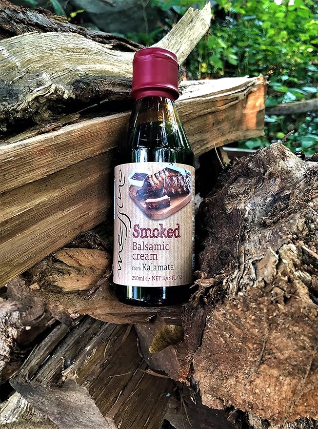 Messino Smoked Balsamic Vinegar Glaze imported from Greece, 250ml