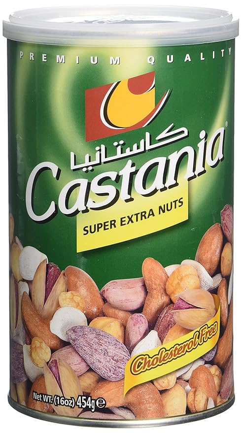 Castania BBQ Lebanese Mixed Nuts, Super Extra Mix with Pistachios, Almonds, Cashews, Hazelnuts