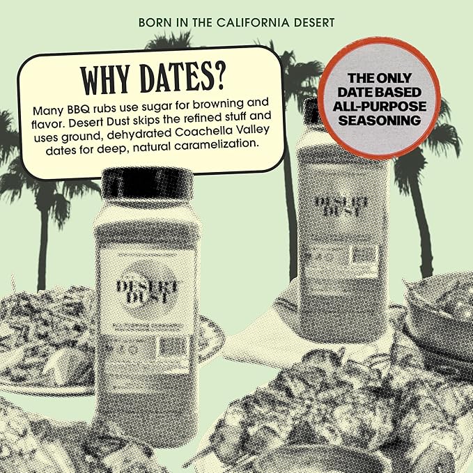 Desert Dust All-Purpose Seasoning ??Smoky, Earthy & Sweet with Organic Date Sugar | Versatile Rub