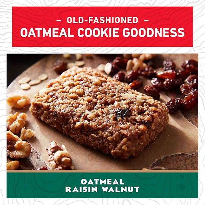 CLIF BAR - Oatmeal Raisin Walnut - Made with Organic Oats - Energy Bars - Non-GMO - Plant Based