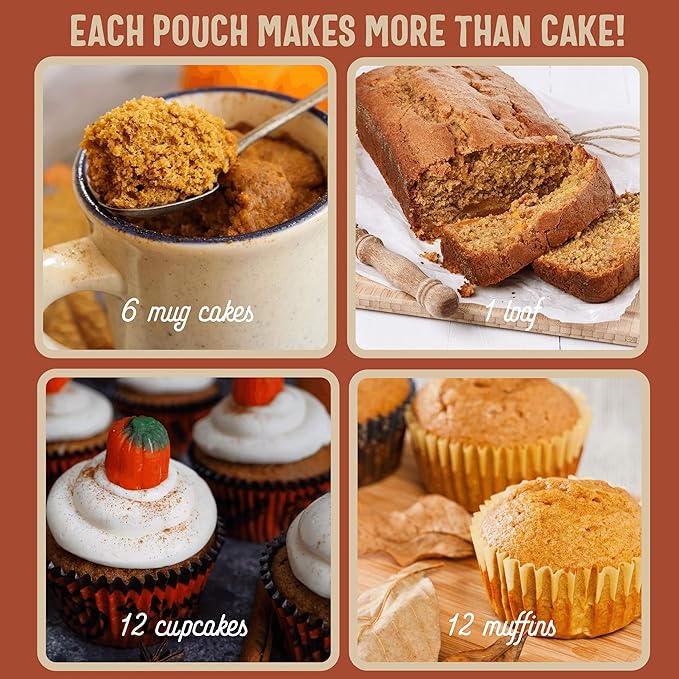 Sweet Logic Keto Baking Mix - Pumpkin Spice Muffin - Gluten-Free - Dairy Free - Diabetic-Friendly