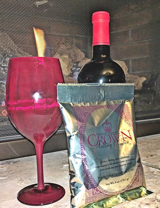 Crown Mulling Spices/Instant Gourmet Mulling Spice/Apple Cider, Wine, and Tea/Vegan and