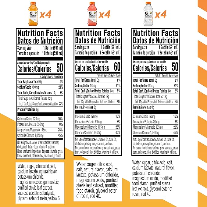 Gatorlyte Rapid Rehydration Electrolyte Drink, 3 Flavor Variety Pack, Specialized Blend of 5