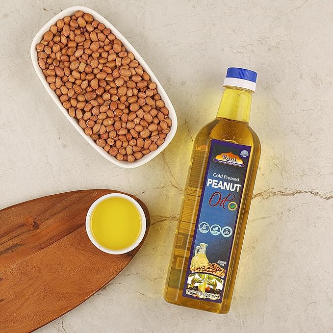 Rani Peanut Oil 33.8 Ounce (1 Liter) Cold Pressed | 100% Natural | NON-GMO | Kosher | Vegan |