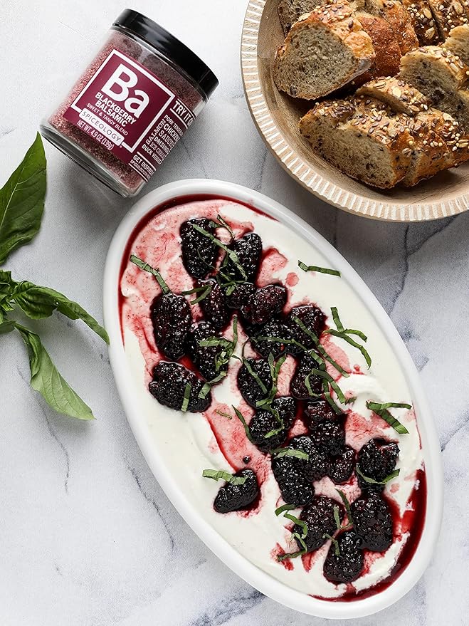 Spiceology ??Blackberry Balsamic Seasoning ??Sweet and Tangy Spice Blend with Blackberry and