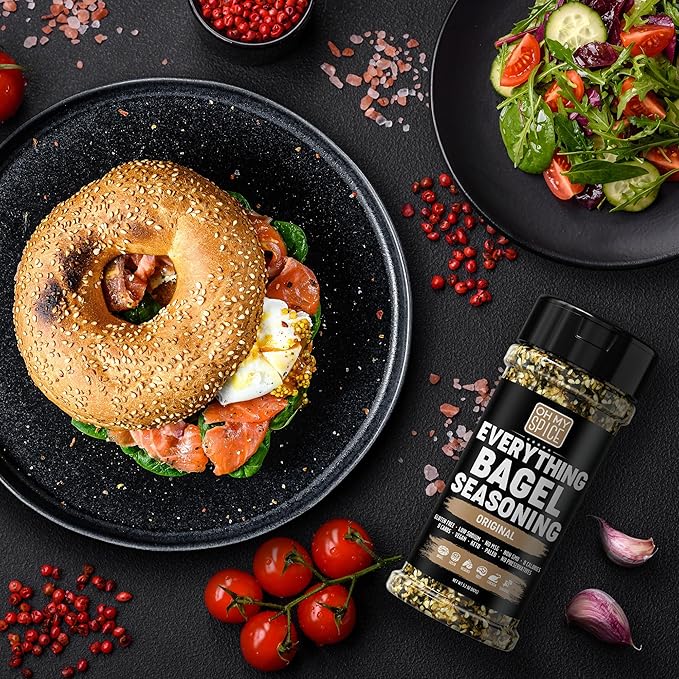 Everything Bagel Seasoning Blend - Gluten Free & Low Sodium Avocado Toast Seasoning. Vegetable