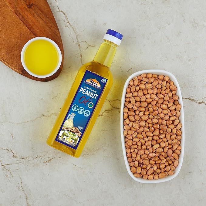 Rani Peanut Oil 16.9 Ounce (500ml) Cold Pressed | 100% Natural | NON-GMO | Kosher | Vegan | Gluten