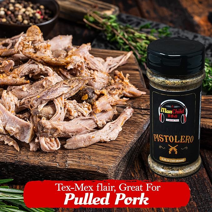 Fajita & Taco Seasoning, Tex-Mex Seasoning by Manchild, Mexican Spice Blend for Carne Asada, Polo