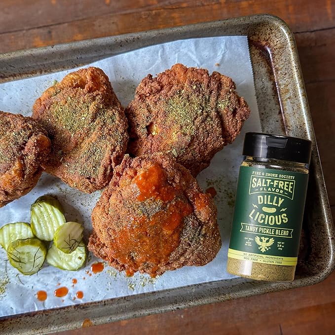 Fire & Smoke Society Salt-Free Dilly Licious Seasoning Blend | All Purpose Seasoning | Chicken