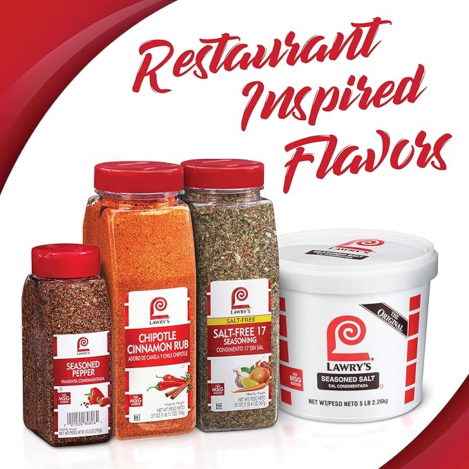 Lawry's Salt Free 17 Seasoning, 10 oz - One 10 Ounce Container of 17 Seasoning Spice Blend