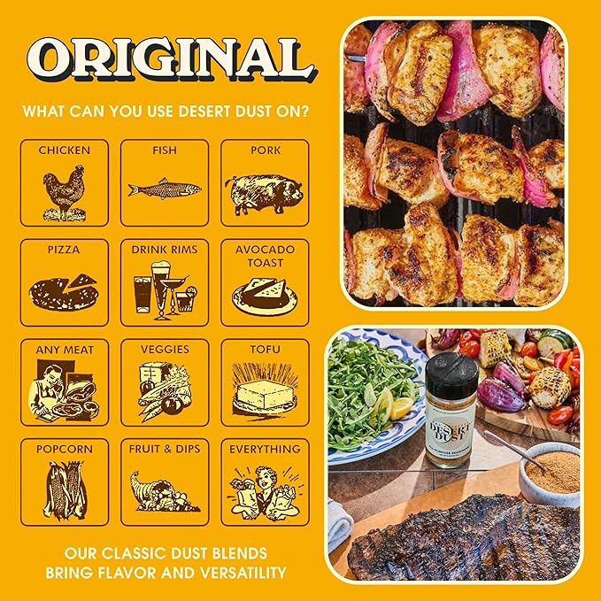 Desert Dust All-Purpose Seasoning ??Smoky, Earthy & Sweet with Organic Date Sugar | Versatile Rub