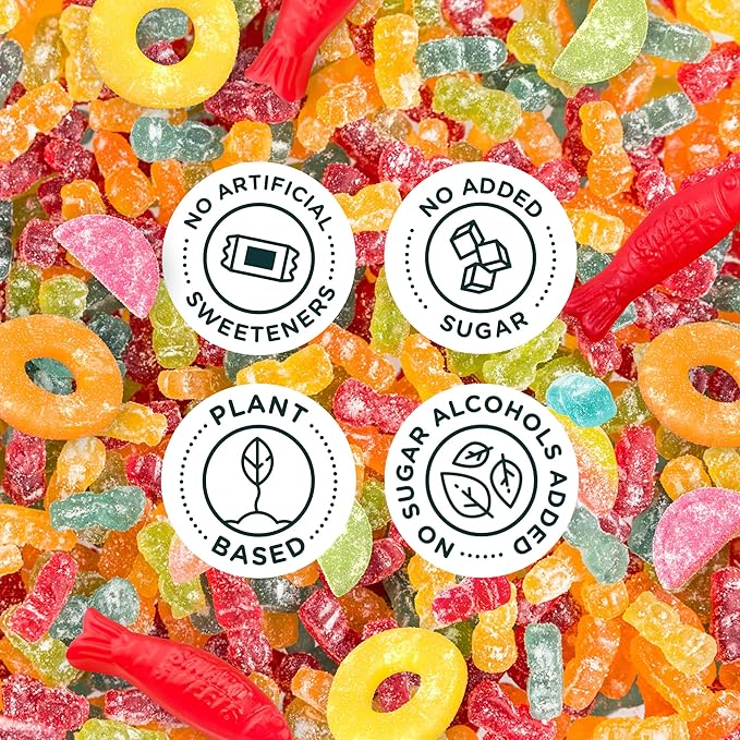 SmartSweets Variety Pack, 1.8oz (Pack of 8), Candy With Low Sugar & Calorie, Healthy Snacks For