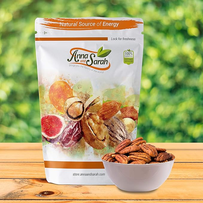 Anna and Sarah Shelled Pecans in Resealable Bag, 2 Lbs
