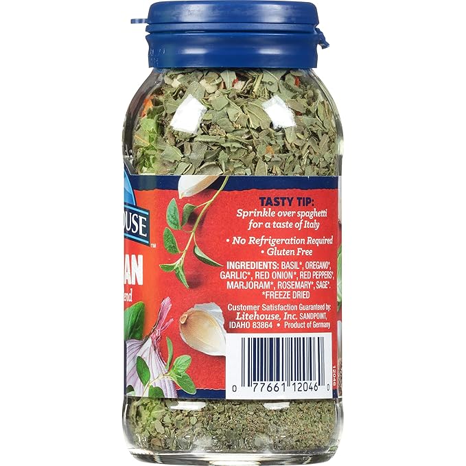 Litehouse Freeze-Dried Flavors Variety Herb Blend Pack, (Italian, Poultry, Salad Dressing Herb