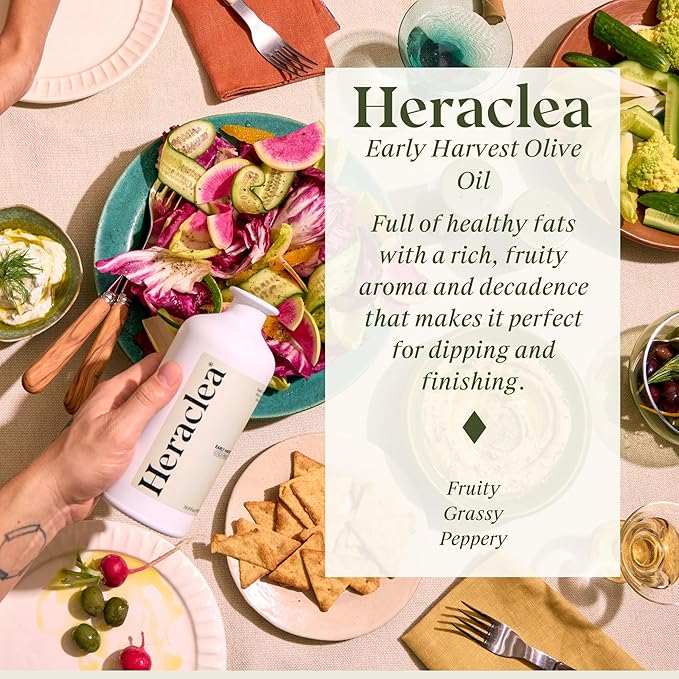Heraclea - Early Harvest - Extra Virgin Olive Oil - Organic Olive Oil - Extra Virgin - Cold Pressed